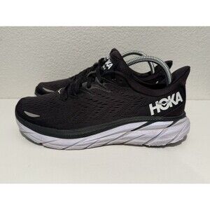 COPY - Hoka One One Womens Clifton 8 Sz 9 Running Shoes Black Sneakers 1119394